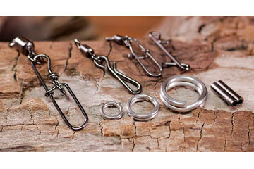 Swivels, rings, crimps