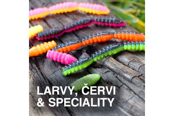 Larvae, worms and specialties