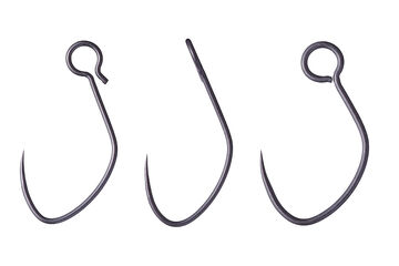 Barbless single hooks