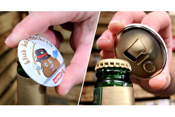 Fishing pins and badges