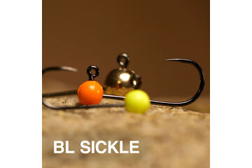 Barbless Tungsten Jig Heads RB Sickle